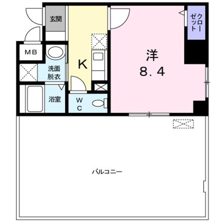 ミニョン　メゾン　ジュジュの物件間取画像